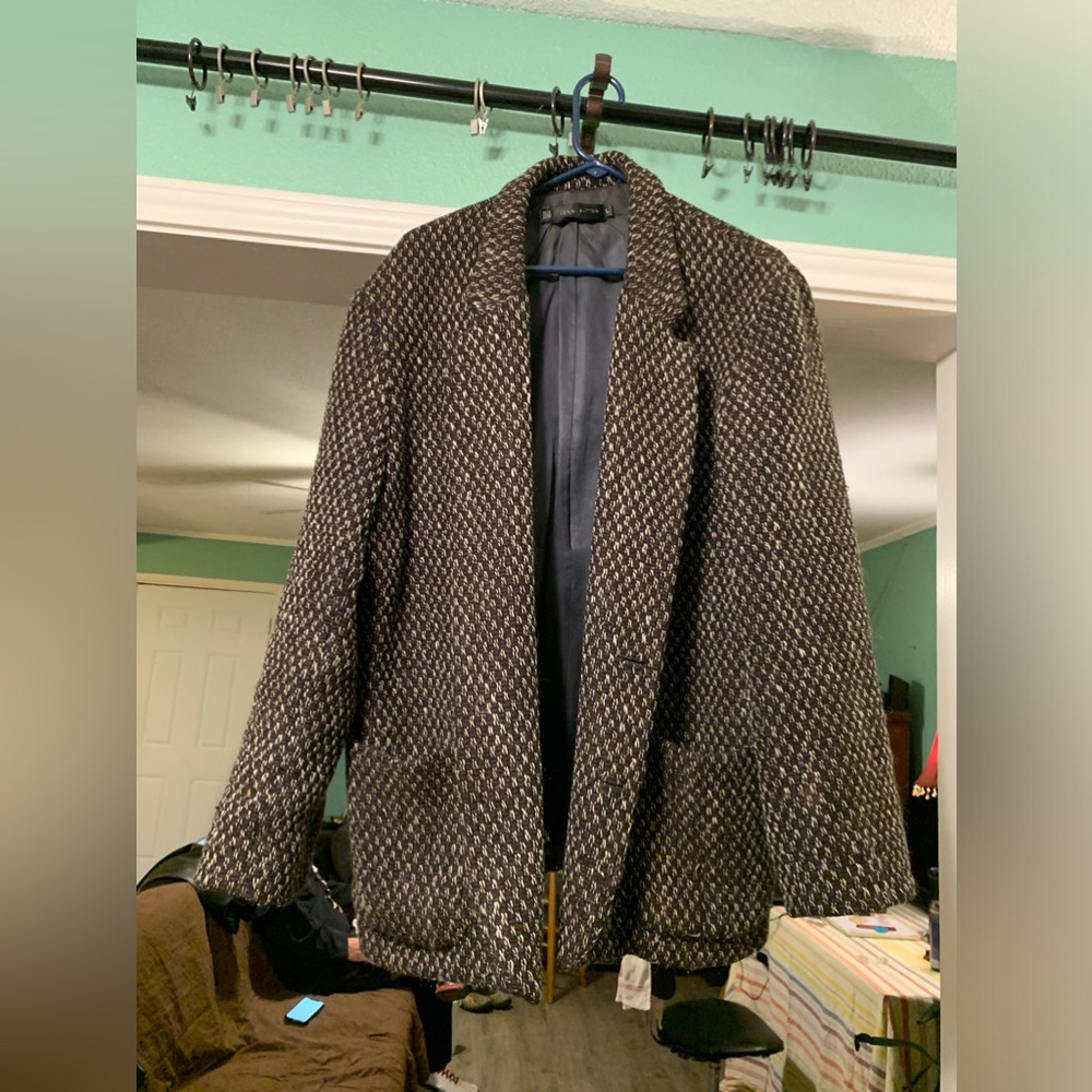 Jenni button mens 100% wool designer coat